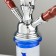 Hookah "Dereya", 50 cm, 2 tubes, blue