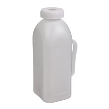 Bottle 2 liters for drinking calves, with a handle