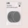 Reflective thermonacleka "Oval", 6.3 × 4.5 cm, color gray color