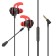 Hoco M105 headphones, game, wired, vacuum, microphone, 1.2 m, black