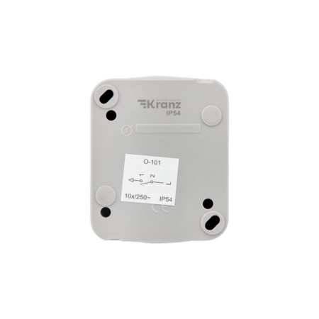 Single -valve Mini OG IP54, O/U, Gray Kranz switch-3