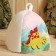 Children's cap with an applique of the dinomage "Rich", felt