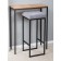 FRAME bar stool, 356 × 336 × 811 mm, velor, gray / black metal color