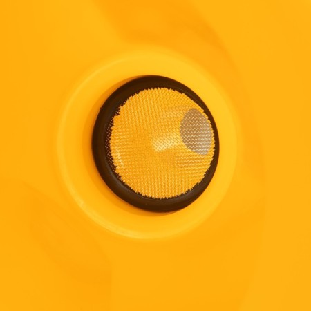 Plastic funnel Denzel, 135 mm with a metal sieve, a flexible tip and a non -pierce 9880-5