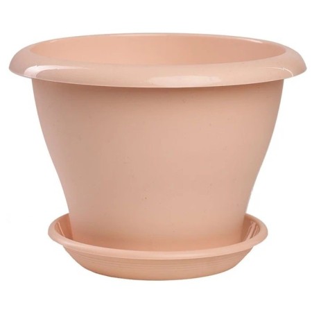 Plastic pot "Gamma", d = 19, with a tray, powder