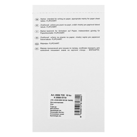 Flipchart marker 5.0 mm Centropen 8550 Flipchart, 2.5 mm line, green color-2