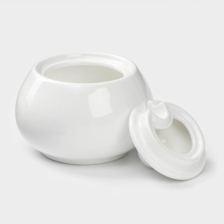Porcelain sugarian with a Wilmax lid, 210 ml, white color-2