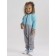 Combineson Children's insulated topics "Capithera", height 80 cm, gray/blue color