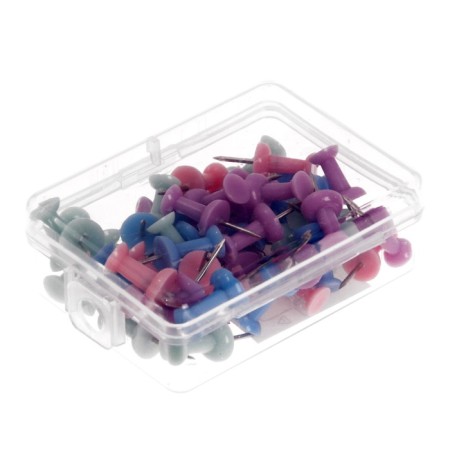 Power buttons 50 pieces, pastel assorted