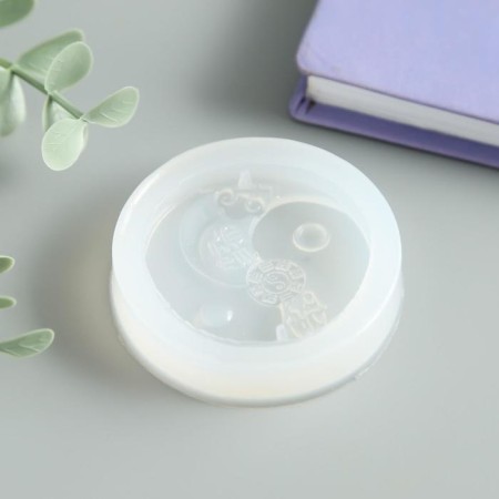 Mold Silicon "Yin-Yang" 1.5x6x6 cm-1