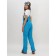 Ski -loving trousers, size 44, blue color