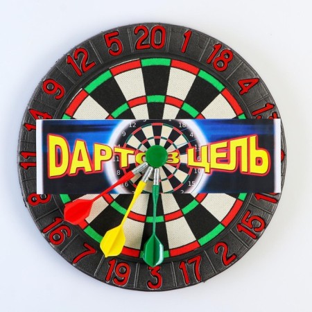 Darts "The target", d-35 cm, thickness 2 cm, 3 darts, dart 14.2 x 3.2 cm-1