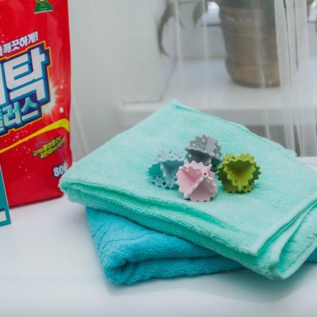 Balls for washing linen shade, 4 pcs, color mix-10