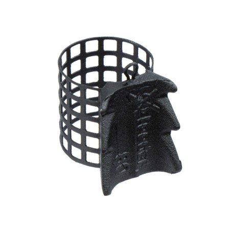 Metallic feeder X-Feeder Me Alligator M Perfo, Matt Black, 80 g, 35 ml-1