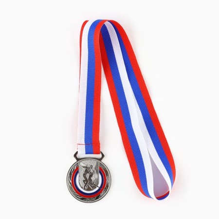 Medal thematic 192 "Dancing", silver, d = 5 cm-3
