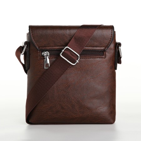 Male bag, brown color-3