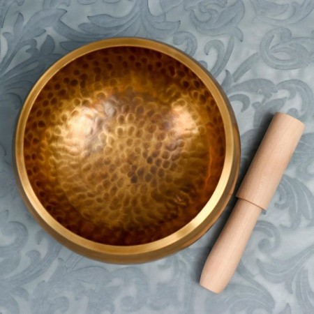 Singing Chalice Metal "Points" with a resonator 7.3x12x12 cm-2
