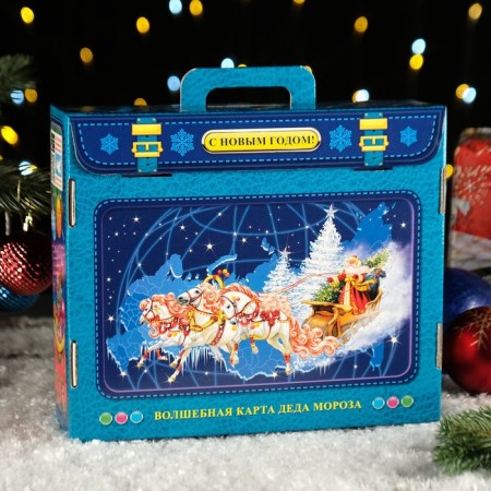 Gift box "New Year's routes", 29 x 9 x 25 cm