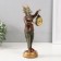 Polystone souvenir with a watch "Golden Dragon" 9,5x8.5x28 cm