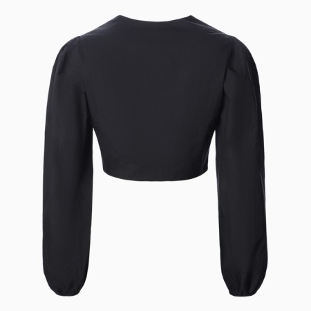Women's shortened shirt MIST Summer Time, size 44, black-10