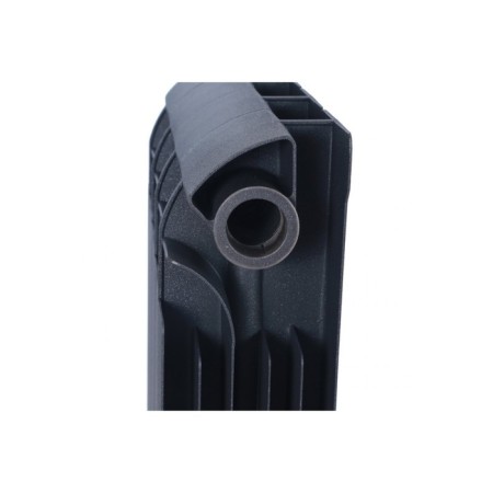 Bimetallic radiator Global Style Plus 500, 100 mm, 8 sections, black color-3