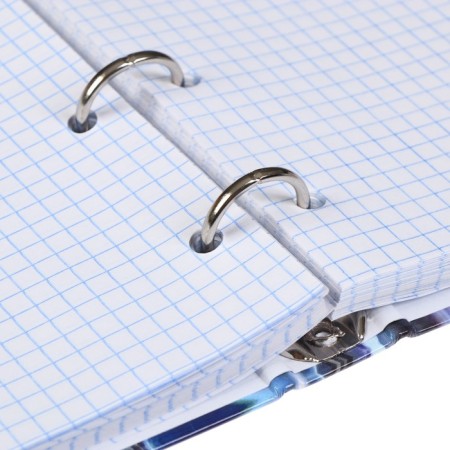 Notebook of 120 sheets in the Blue Serenity cage, solid cover, glossy lamination, with a change of block-3