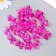 Decor for creativity Plastic "Bear" bright pink set of 25 pcs 1.8x1.5x1 cm