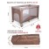 Arena playing children's playpen, brown color