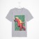T-shirt male, color light gray melange, a ha ha, size 60