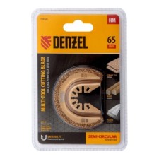 Насадка для МФИ DENZEL 782325, режущая полукруг, HM, по плитке, 63 мм
