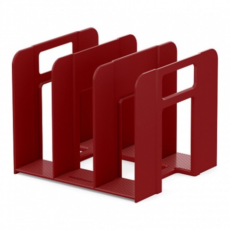 Vertical papers, 3 departments, Erichkrause Techno Marsala, Red