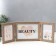 Photo frame Plastic in 3 photos 10x15, 15x20 cm "Buk" 18x49 cm