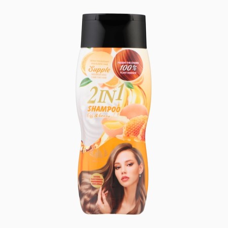 Hair shampoo, power, with egg extract, 400 ml