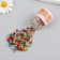 Round beads 6/0 in the bottle "Multi-colored" transparent-color 2x20 g set 2 pcs