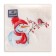New Year's napkins Paper Art Bouquet "Cute Snowman", 2 layers, 20x20 cm, 30 pcs.