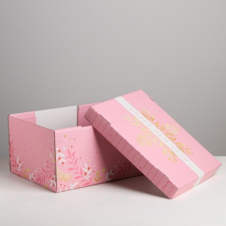 Folding box "Heat", 31.2 x 25.6 x 16.1 cm, New Year-2