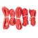 A set of auto pipelines Rexant "Assorted" red, 0.50 x 5 m; 0.75 x 5 m; 1.50 x 3 m; 2.50 x 2 m
