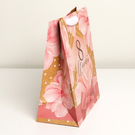 Package Gift Craft Vertical, Packaging, “From March 8”, Ml 27 x 23 x 11.5 cm-1