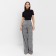 Women's pants Minaku: classic color gray, rn 50