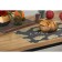 New Year's napkins on the table "New Year", 4 pcs, serving, 45 × 30 cm, black color