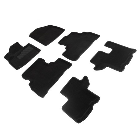 3D mats for Kia Sorento Prime, 2015-2020, black, set