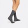 Male wool socks, dark gray melange color, size 29-31