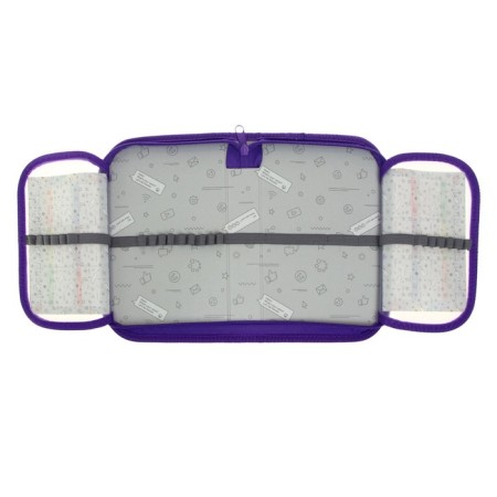 Penal 1 section, 130 x 210 x 40 mm, 2 folding strips, fabric, calligrata top, Content owl "-4