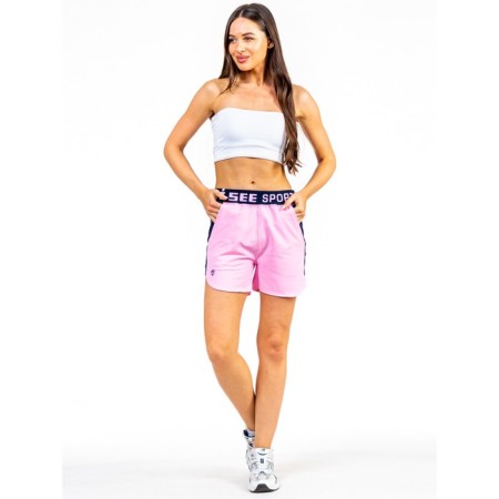 Women's shorts isee, size 46 cm, pink color-1