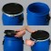 Food flash, 48 l, neck 26 cm, blue, open top