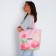 Shoper LOVE, on a zipper, 37x32x10cm
