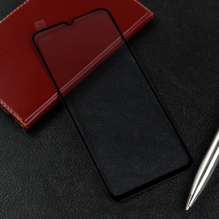 MIUKO protective glass for itel A70, full glue, black frame-1