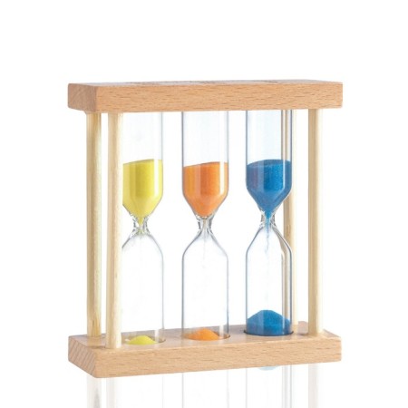 Sanding clock "CALT", for 1, 3, 5 minutes, 3 x 9 cm-5