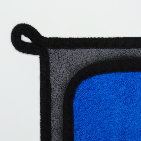 An animal towel is supervating, large, 50 x 100 cm, blue-9