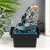 Fountain "Happy Hothee with Persian" Zelen-Bronzovaya 19.5x13.5x10 cm